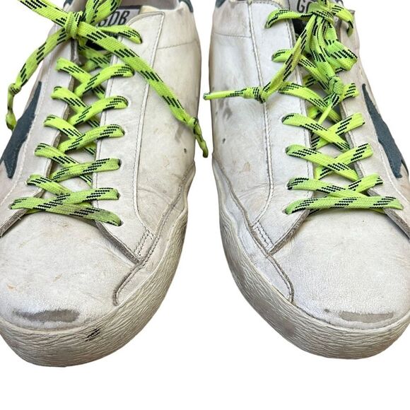 Golden Goose Superstar Sneaker with Neon Hiking Laces - Picture 3 of 11